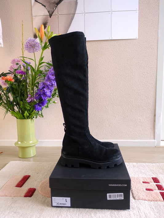 Via Vai overknee boots Livia jet black