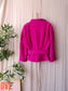 Thierry Mugler vintage wool coat fuchsia pink