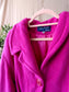 Thierry Mugler vintage wool coat fuchsia pink