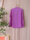 Sommermann shouder padded lilac lovers shirt