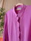 Sommermann shouder padded lilac lovers shirt