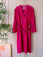 The Vintage Delmod Parsienne jurk french fuchsia