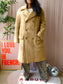 The Vintage Parisian brushed woolen camel coat