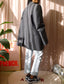Vintage pure wool blazer antraciet