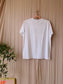 GANNI cherry organic t-shirt bright white / burgundy