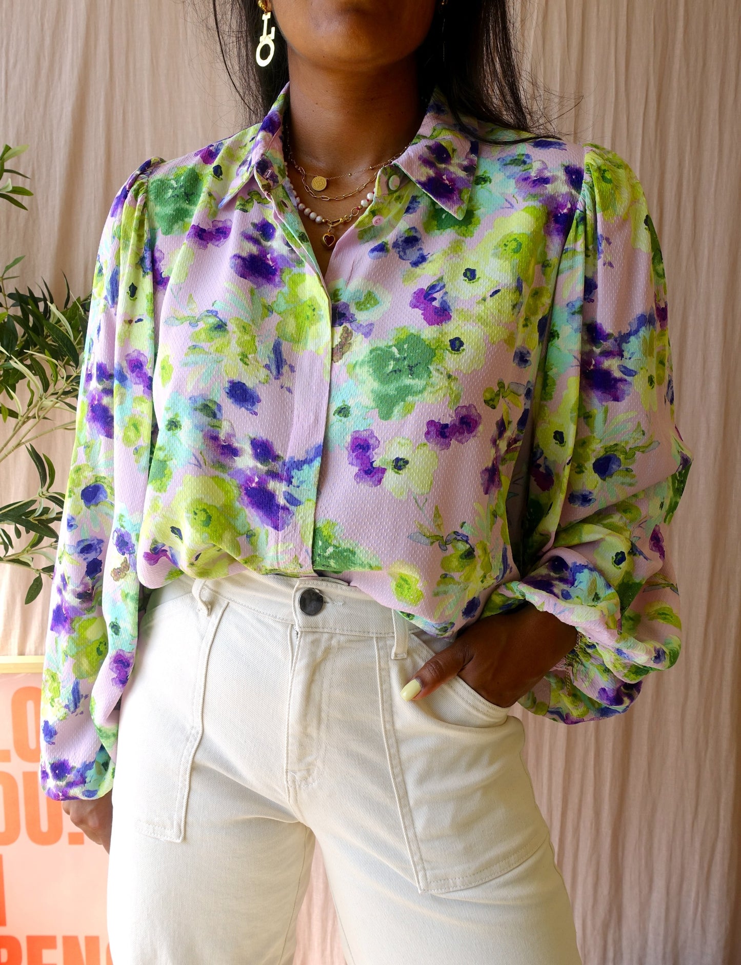 Y.A.S. asina pastel paradise blouse