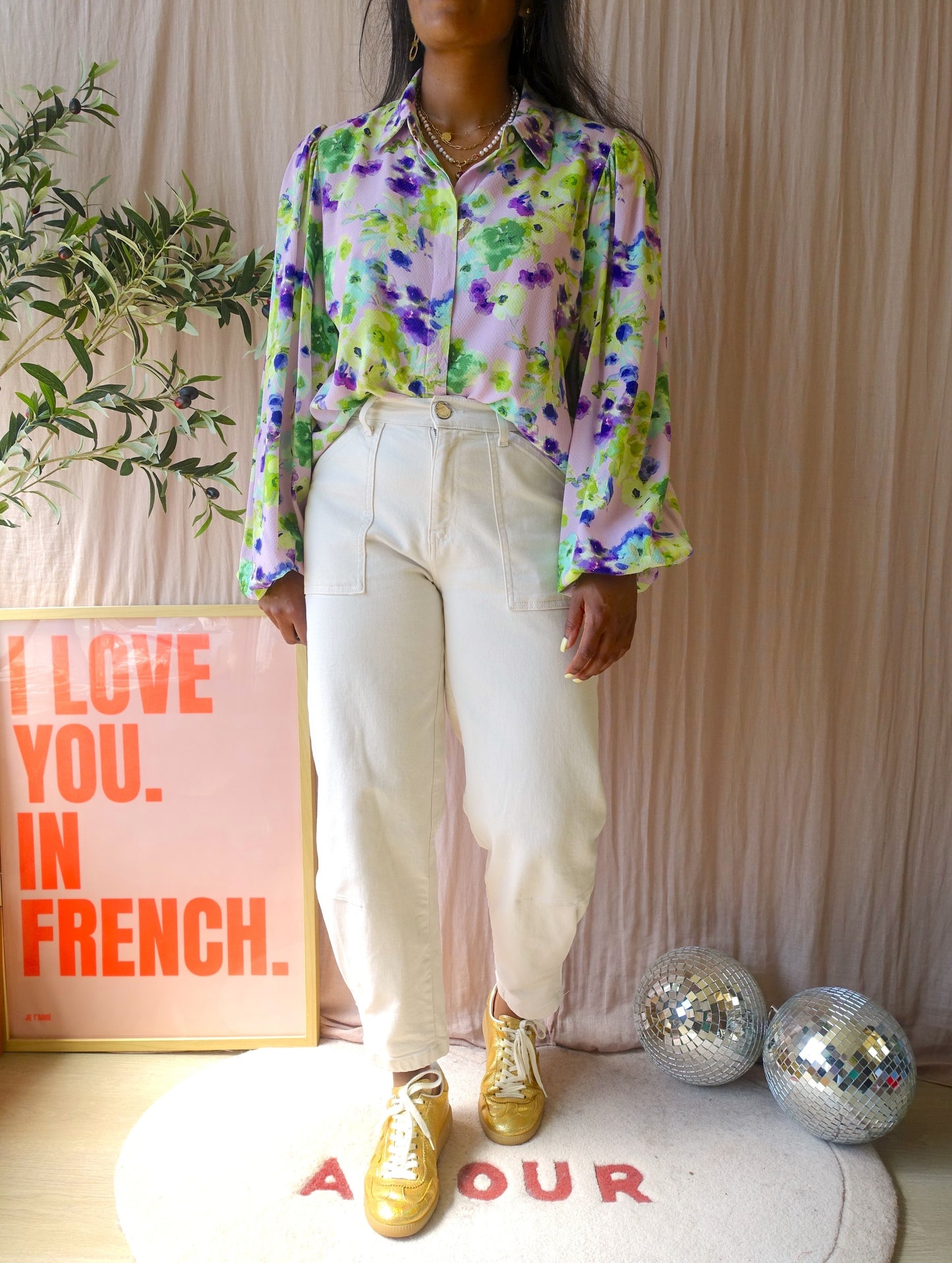 Y.A.S. asina pastel paradise blouse
