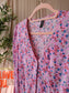 Y.A.S. maxi floral jurk icy pink