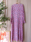 Y.A.S. maxi floral jurk icy pink