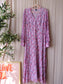 Y.A.S. maxi floral jurk icy pink