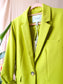 Y.A.S straight fit blazer apple green