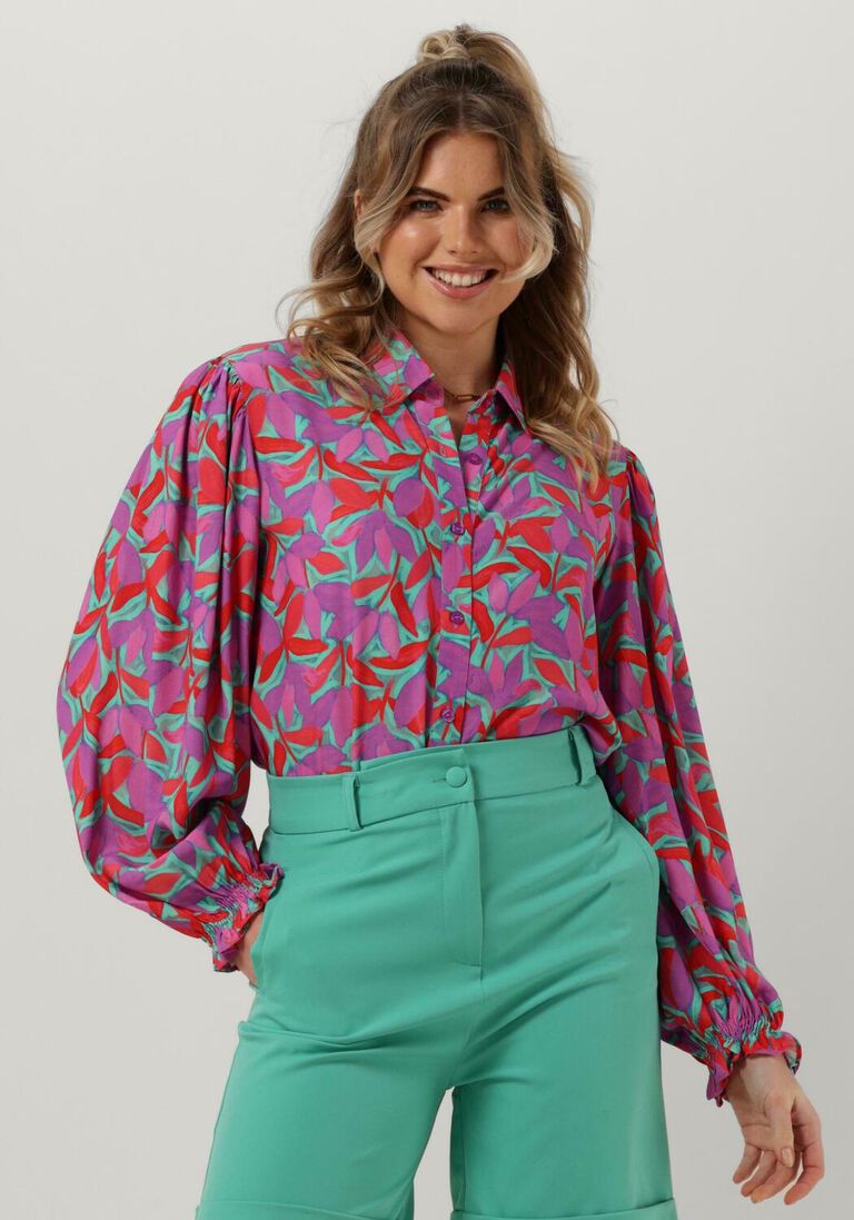 Ydence alyssa rayonmix blouse fuchsia