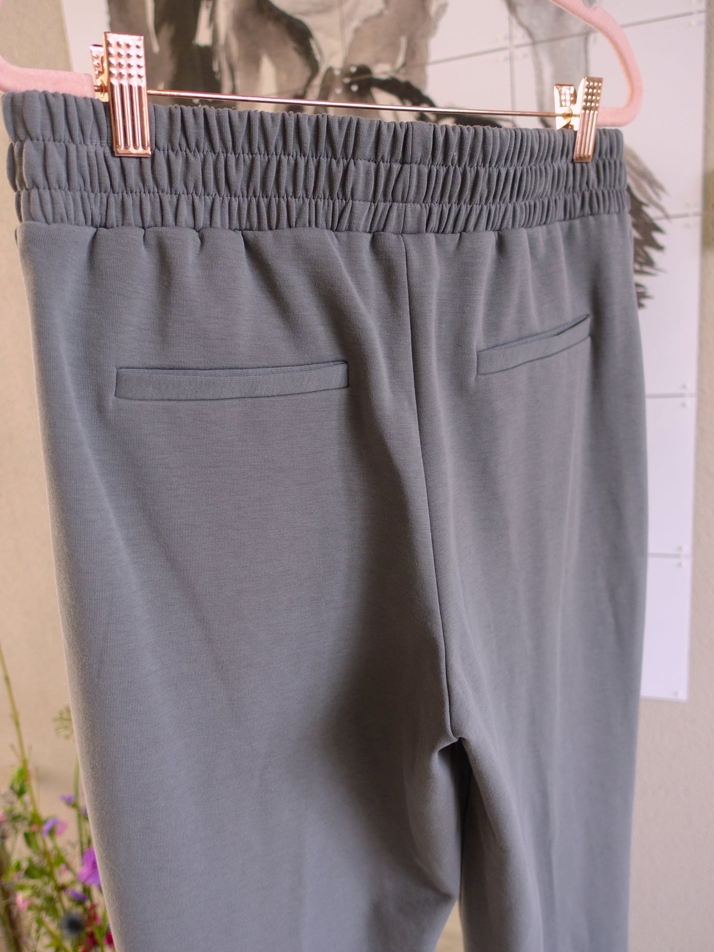 YAYA co-ord suit (blazer + broek) smoke grey