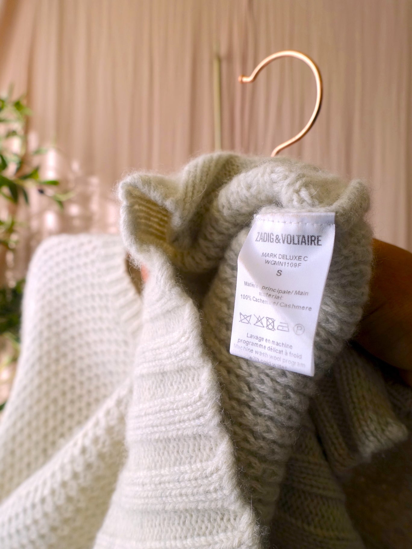 Zadig & Voltaire 100% cashmere Mark Deluxe pullover