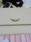 Zadig & Voltaire white leather Lolita Wings bag