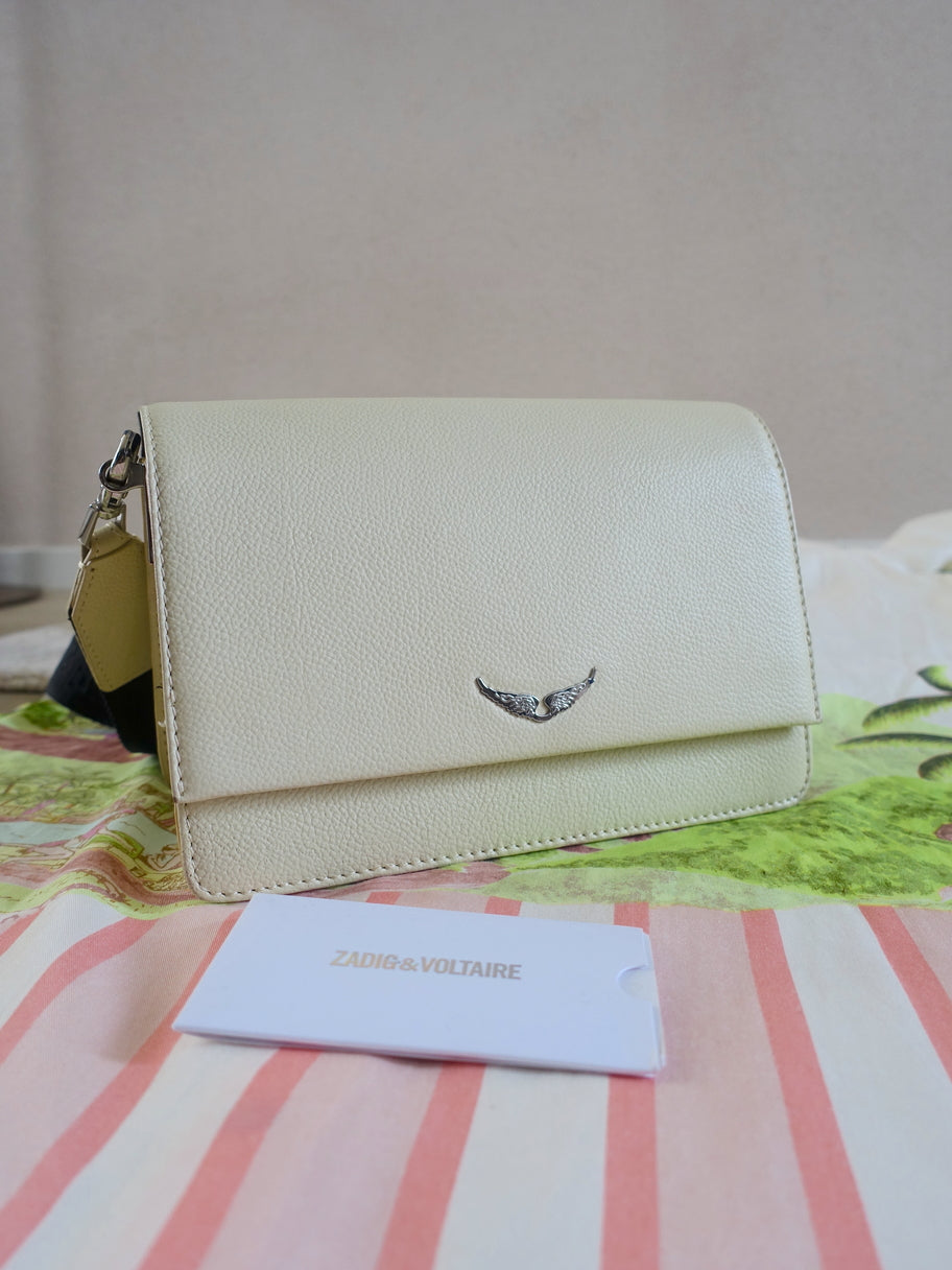 Zadig & Voltaire white leather Lolita Wings bag