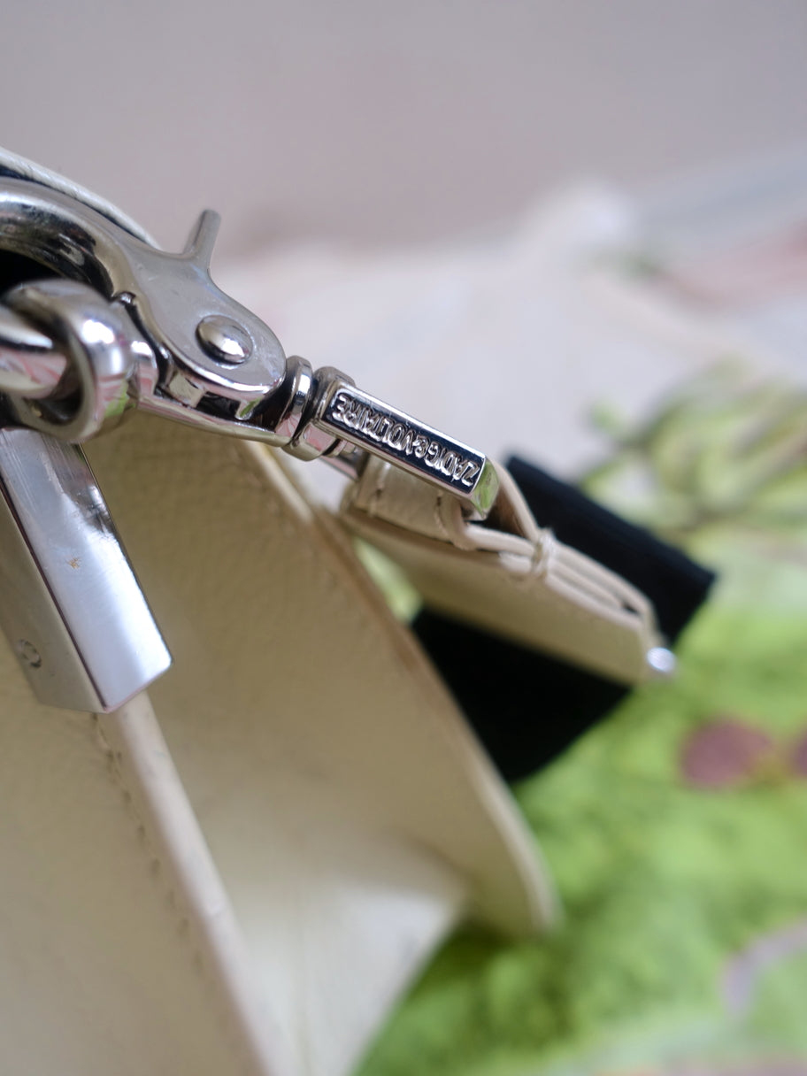 Zadig & Voltaire white leather Lolita Wings bag