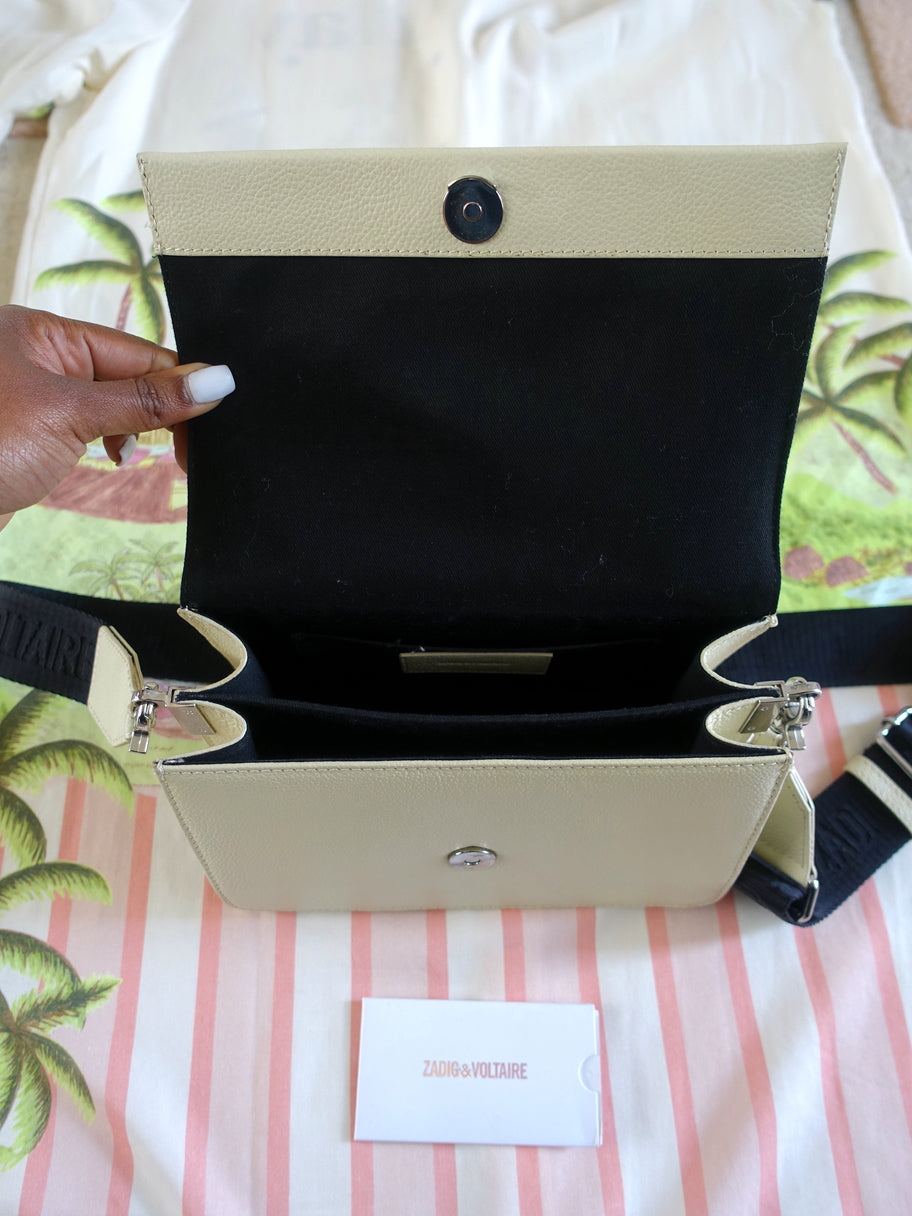 Zadig & Voltaire white leather Lolita Wings bag