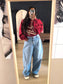 Zara the barrel relaxed fit jeans