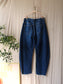Zara the relaxed fit barrel jeans dark indigo