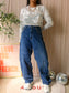 Zara the relaxed fit barrel jeans dark indigo