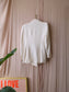 Zara preloved tweed blazer winter white