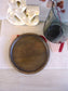 Zusss houten stylingbord 40 cm donkerbruin