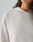 OPUS sweatshirt hoodie glittero pearl grey