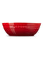 Le Creuset large oval serving bowl cerise