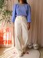 My Essential Wardrobe dango high x-wide jeans ecru