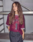Haute L'Amitié lace football tee amarone