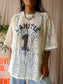 Haute L'Amitié lace football tee pearl
