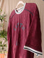 Haute L'Amitié lace football tee amarone