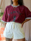 Haute L'Amitié lace football tee amarone