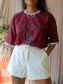 Haute L'Amitié lace football tee amarone