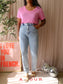 Homage to Denim high waist sarah stretchy straight jeans