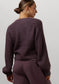 MSCH Copenhagen woolmix knit pullover dark mauve