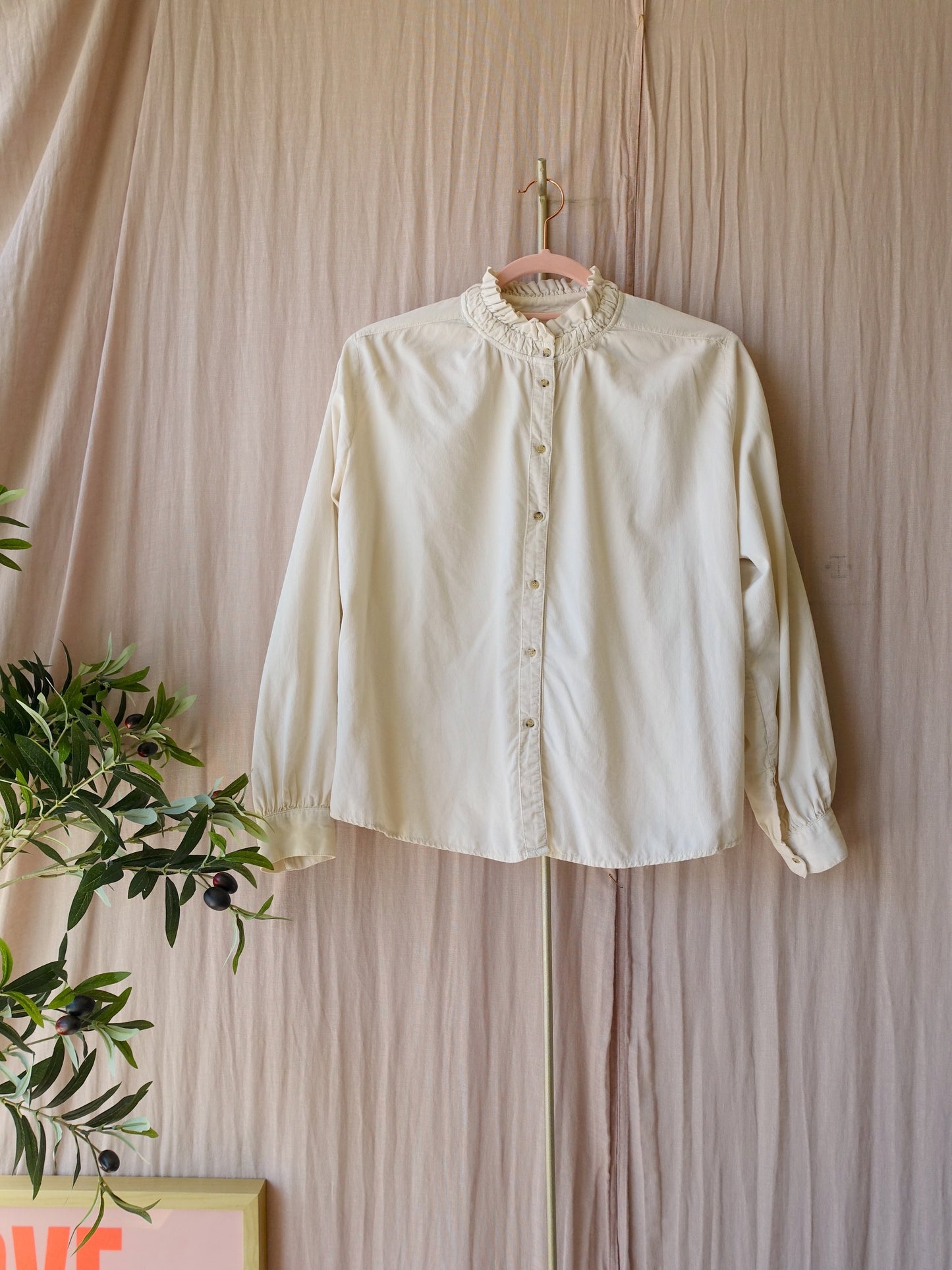 Sacrécoeur gianni rib blouse ecru