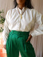 Sacrécoeur gianni rib blouse ecru