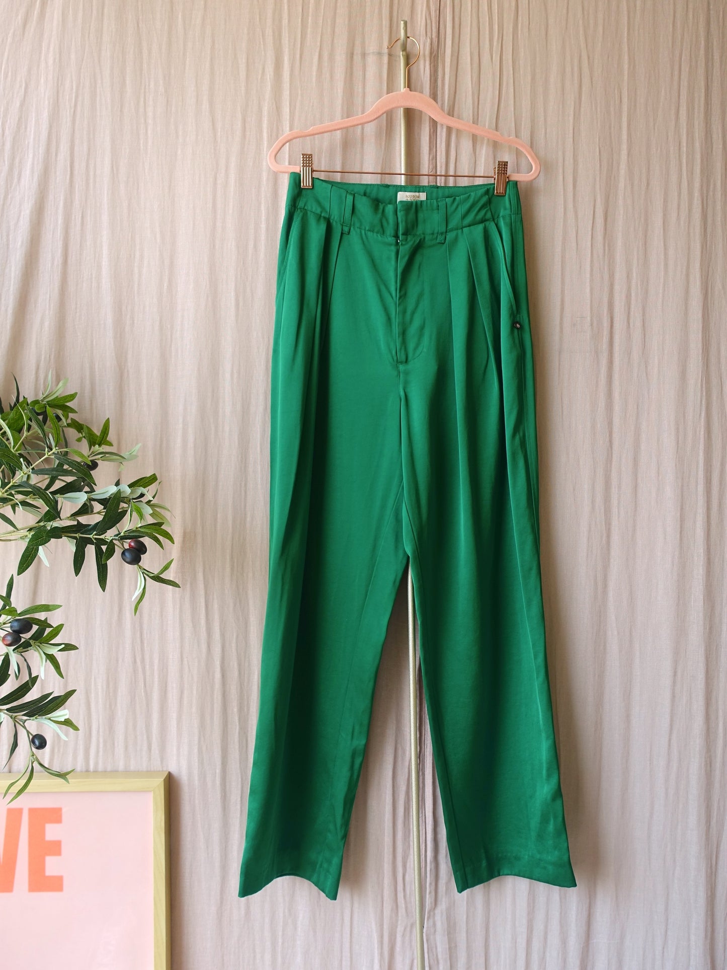 Scotch & Soda faye high rise relaxed fit tapered pants
