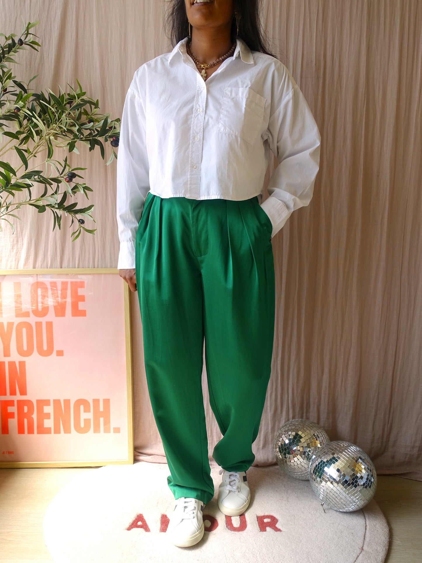 Shoeby cropped classic shirt crisp white