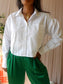 Shoeby cropped classic shirt crisp white