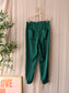 Garota satin co-ord set emerald