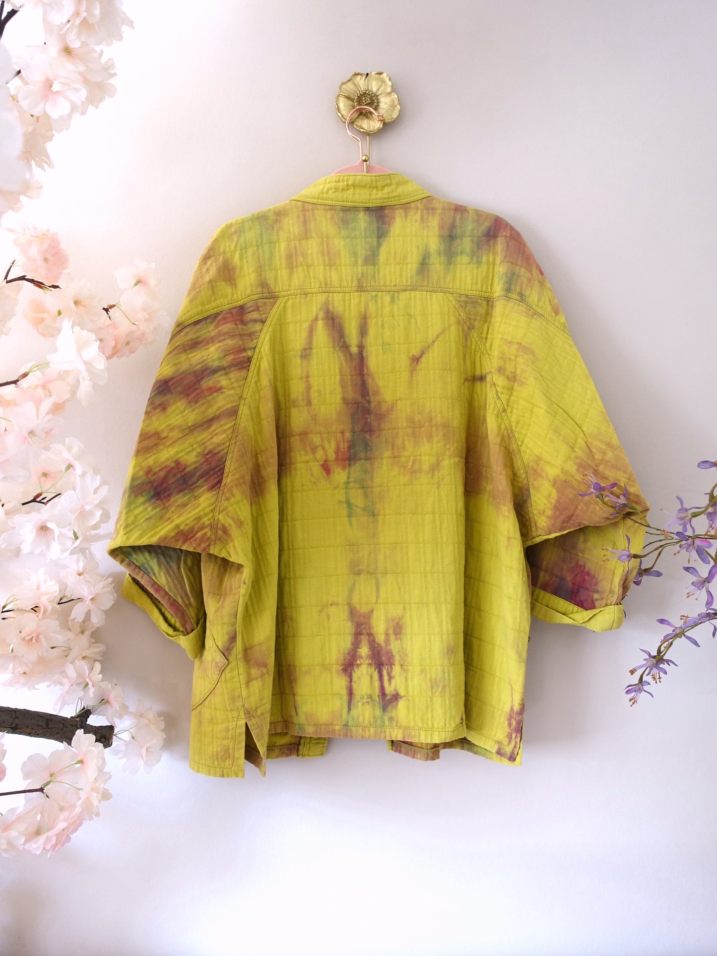 Vintage oversized tie dye jacket