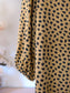Freebird loose fit leopard jurk met pofmouwen