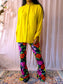 Stieglitz flared broek floral festival