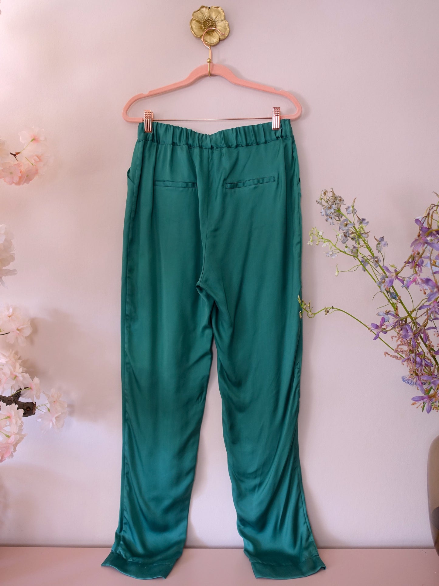 Femmes du Sud cupro pantalon teal