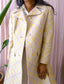 Vintage unique jacquard pastel Parisienne coat