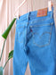 Levi's 710 super skinny jeans mid blue