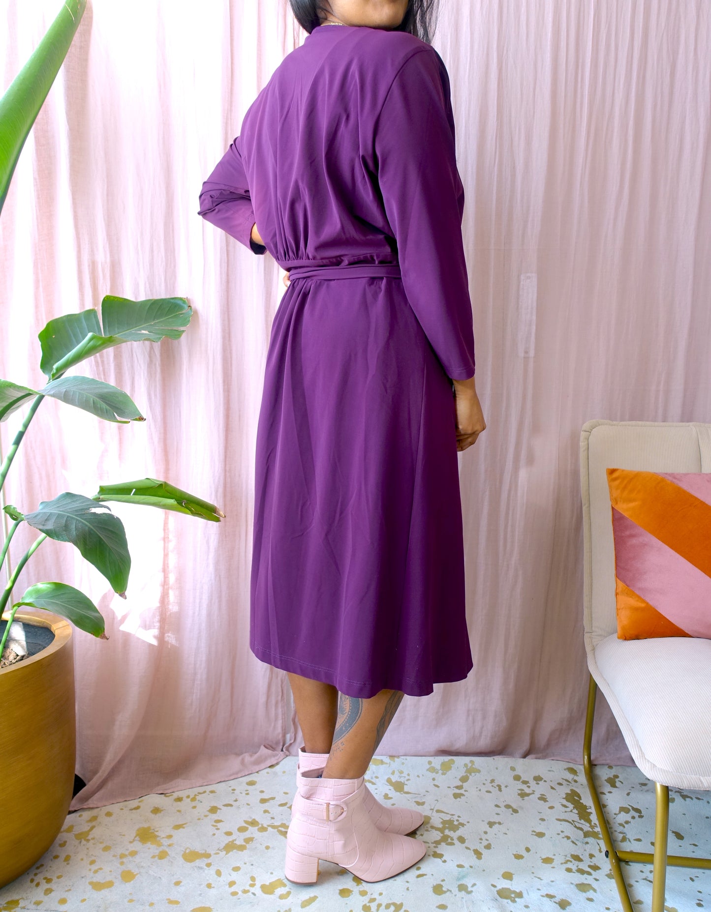 Lovely Dress Sandra dark purple